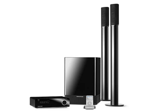 HS 250 - Black - 2 x 65W 2.1 Integrated Home Theater and Music System With HDMI™, DivX® and The Bridge Technology - Hero